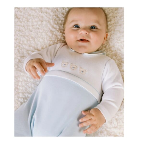 Emile et rose blue jasper all in one babygrow