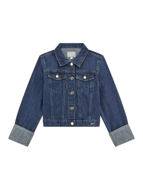 Guess Blue Denim Glitter Jacket