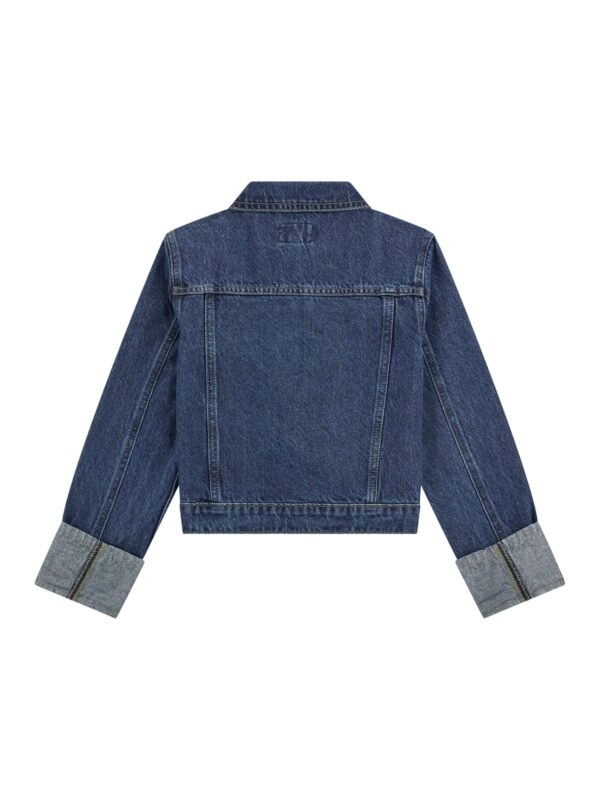 Guess Blue Denim Glitter Jacket - Image 2