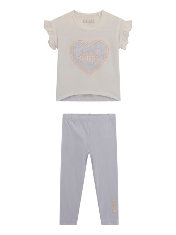 guess printed leggings set