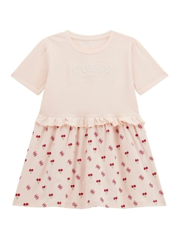 Guess Cherry Print Jersey Dress