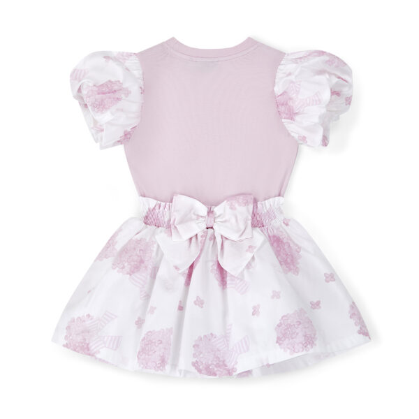 A Dee Chance Hydrangea Print Mixed Dress - Image 3