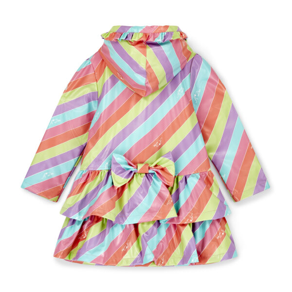 A Dee Daphne Stripe Raincoat - Image 4