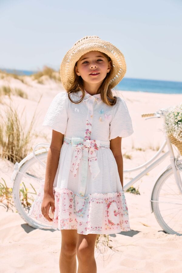patachou liberty white dress