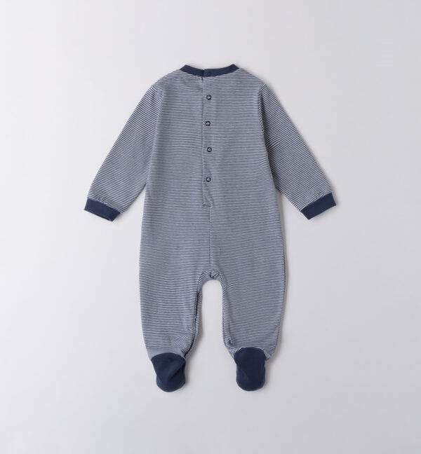 IDO Stripped Car All in One Babygrow - Image 3