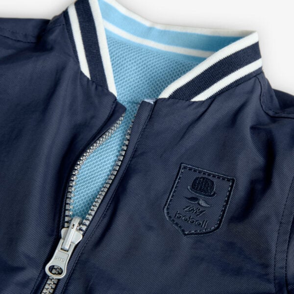 Boboli Navy and Blue Reversible Jacket - Image 5