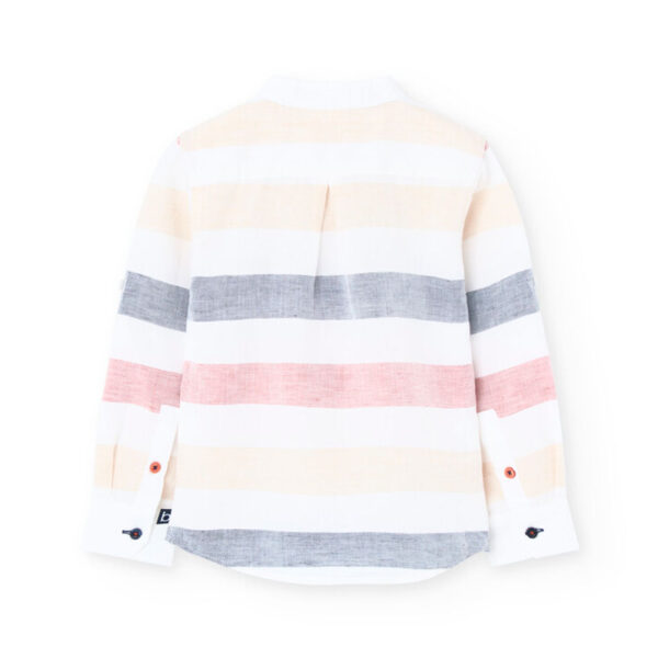 Boboli Linen Striped Shirt - Image 2