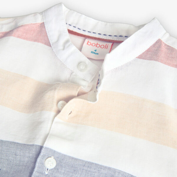 Boboli Linen Striped Shirt - Image 3