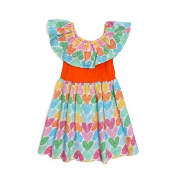 agatha ruiz de la prada orange band dress