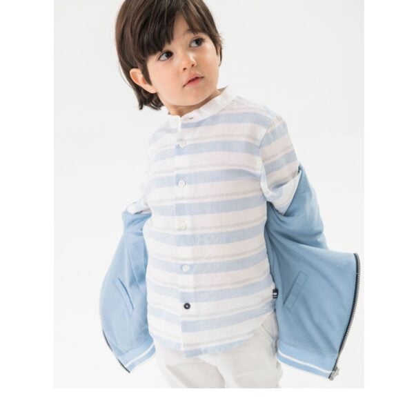 boboli striped shirt and chino set