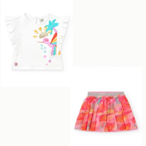 Tuc tuc tulle skirt set