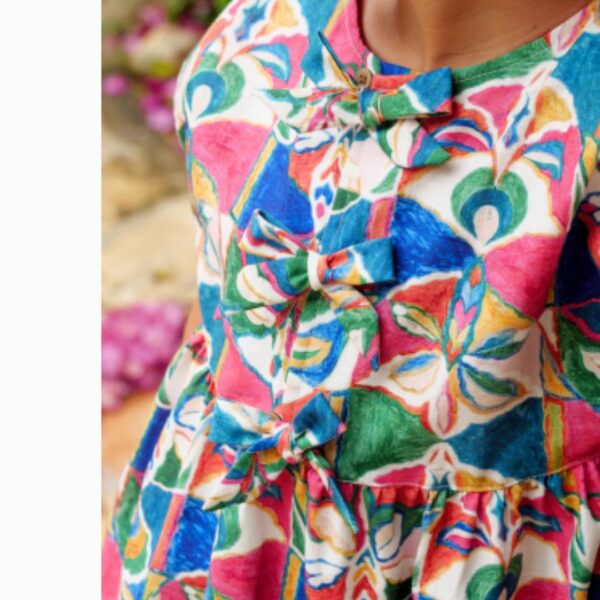 Jose Varon Bow Dress - Image 2
