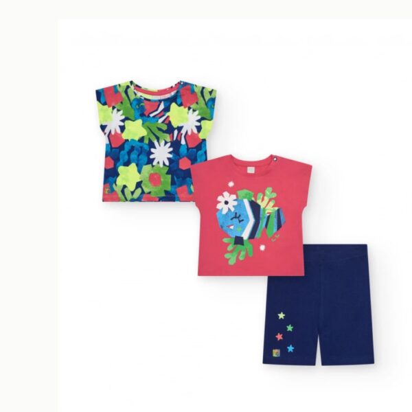 Tuc tuc 3pce t-shirt and short set