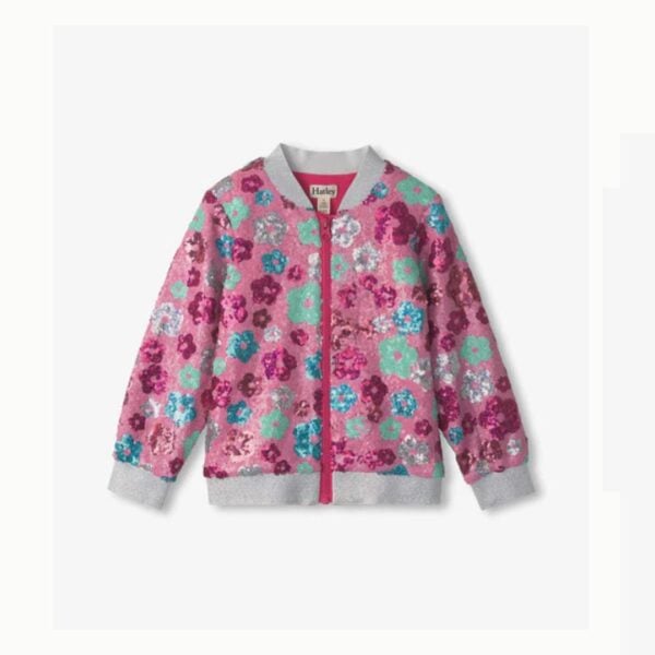 Hatley Daisy Sequins Bomber Jacket