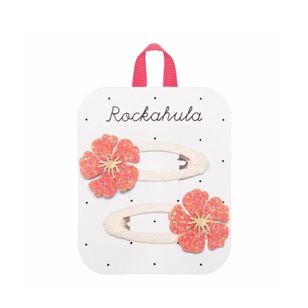 rockahula hibiscus flower clips