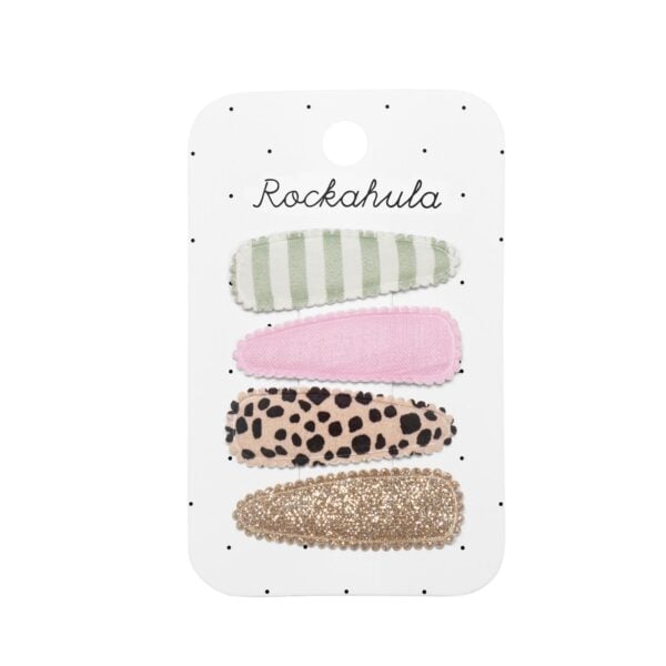 Rockahula safari fabric clip set