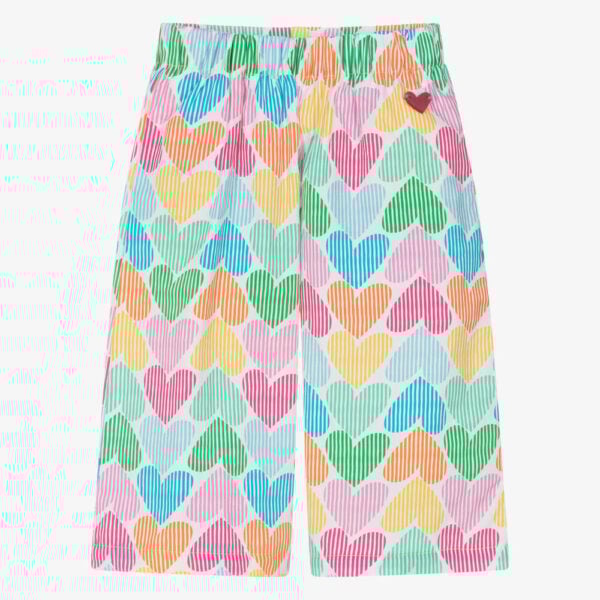 Agatha Ruiz de la Prada Colourful Heart Print Trouser Set - Image 4
