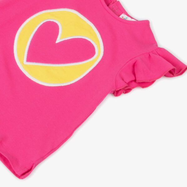 Agatha Ruiz de La Parada Baby Pink Cotton Leggings Set - Image 5