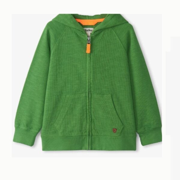 Hatley green zip up hoodie