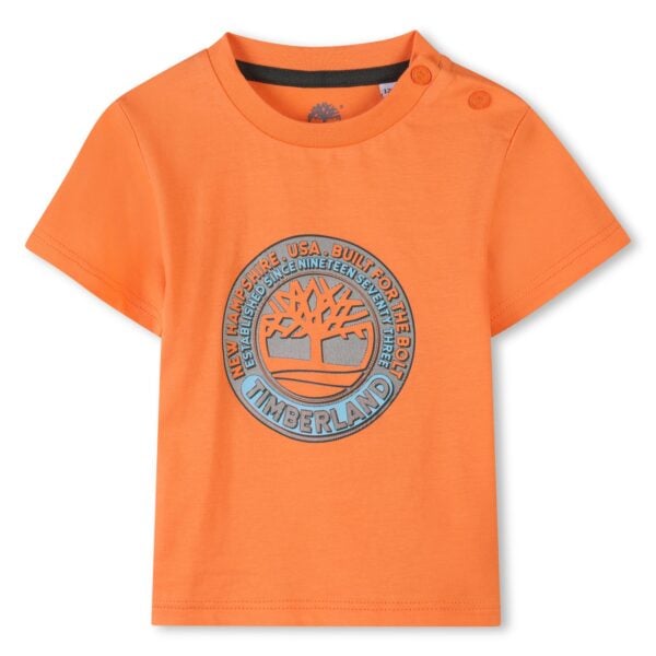 Timberland organic cotton orange t-shirt