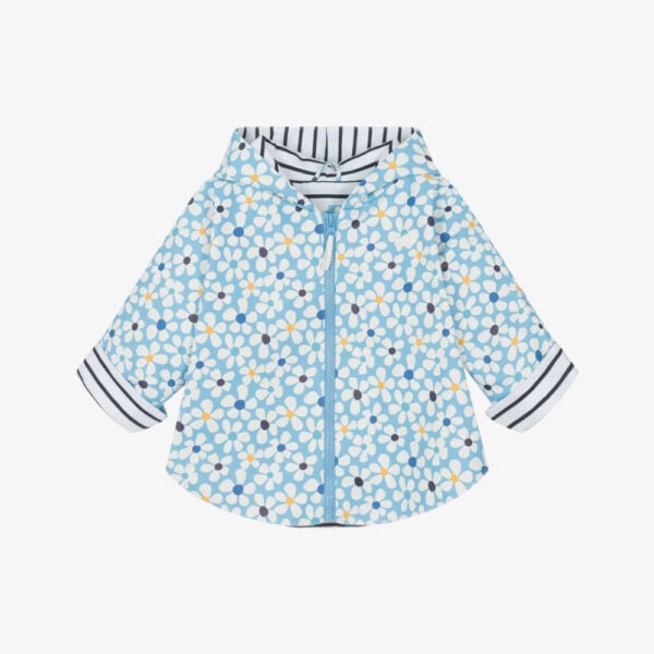 Week-end à la mer Toddler Floral Hooded Rain Cape