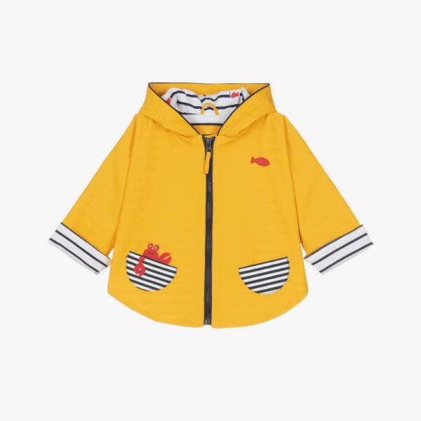 week-end-a-la-mer-yellow-hooded-baby-rain-cape
