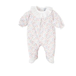babidu floral all in one babygrow