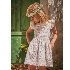 Babidu ivory floral dress
