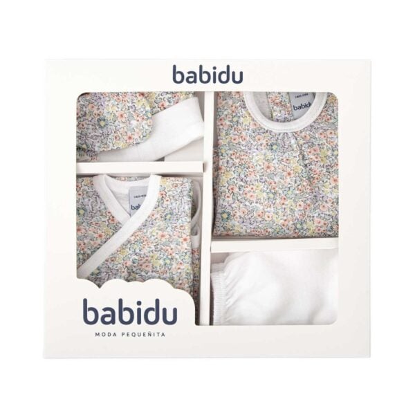 Babidu 5 Piece Floral Newborn Gift Set