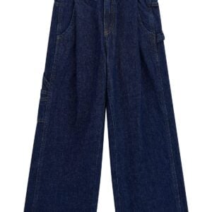 Guess blue denim wide leg pants