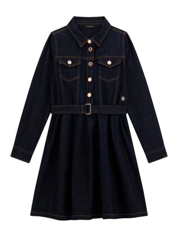 Guess Dark blue denim Dress