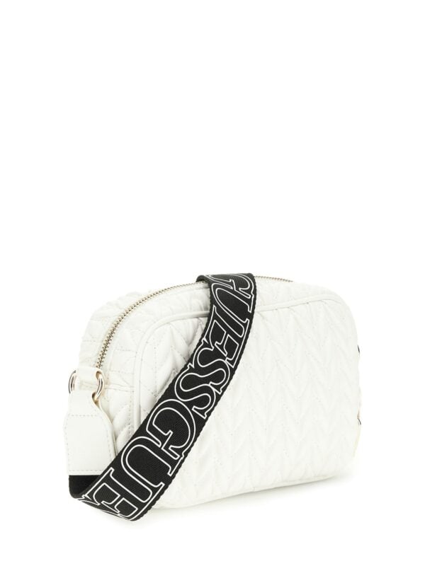 Guess Cream White Quilted Crossbody Camera Bag - Image 2