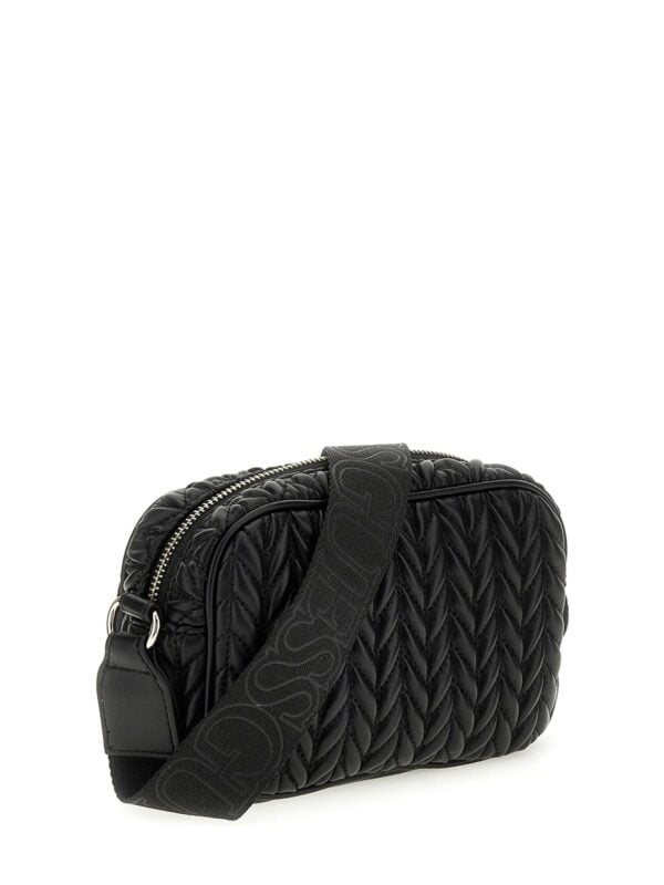 Guess Black Quilted Crossbody Camera Bag - Image 2