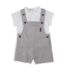 Babybol Grey Dungaree Set