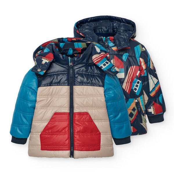 Boboli boys reversible coat