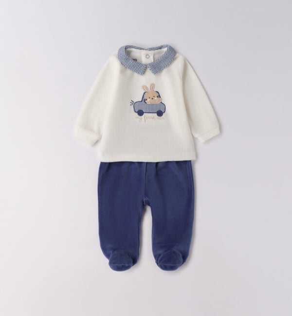 iDo My First Car Romper Set with Feet - Image 2