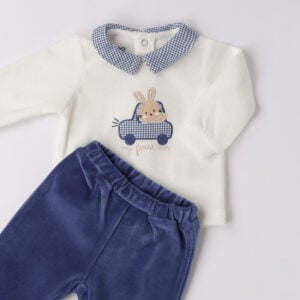 iDo two piece romper set with feet