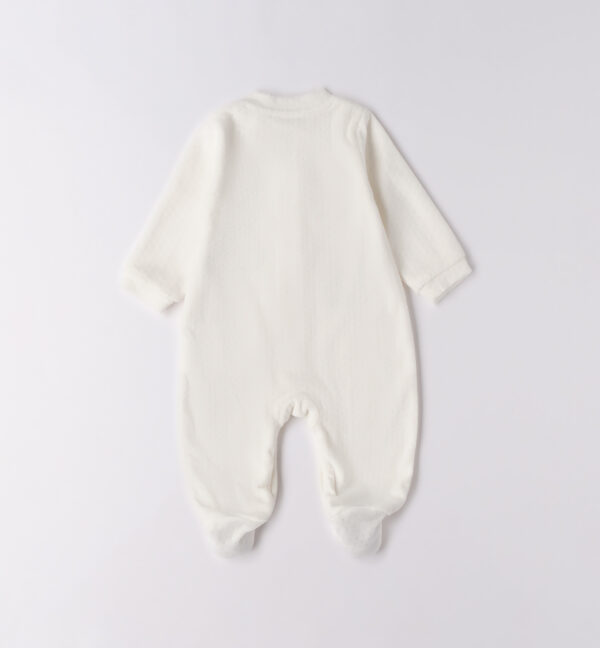 iDo My First Car All in One Babygrow - White - Image 3
