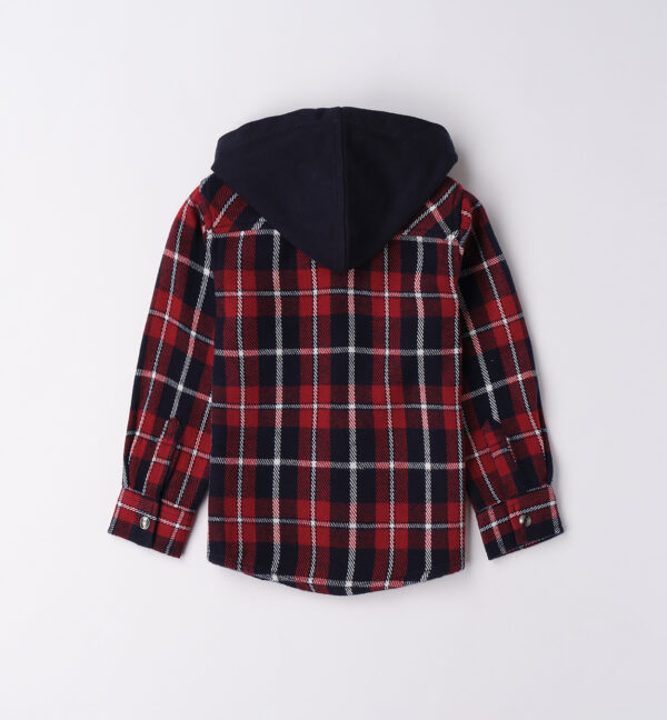 iDo Check Long Sleeve Fleece Shirt - Image 3