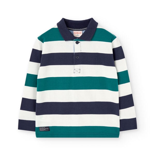 Boboli go with the flow striped polo