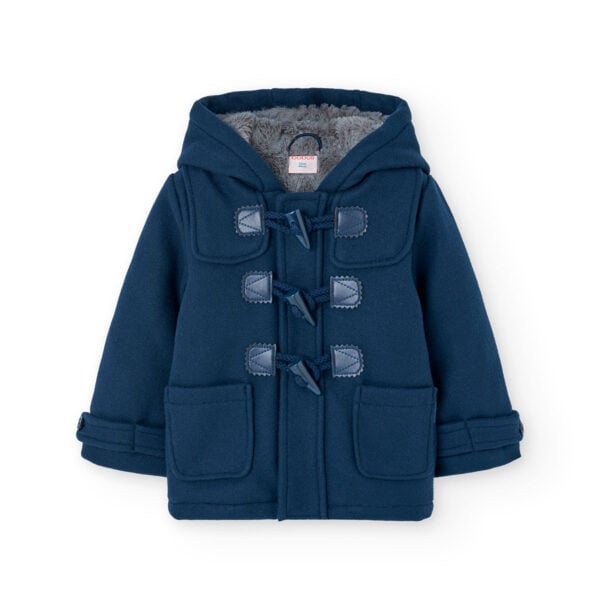 Boboli navy wool coat
