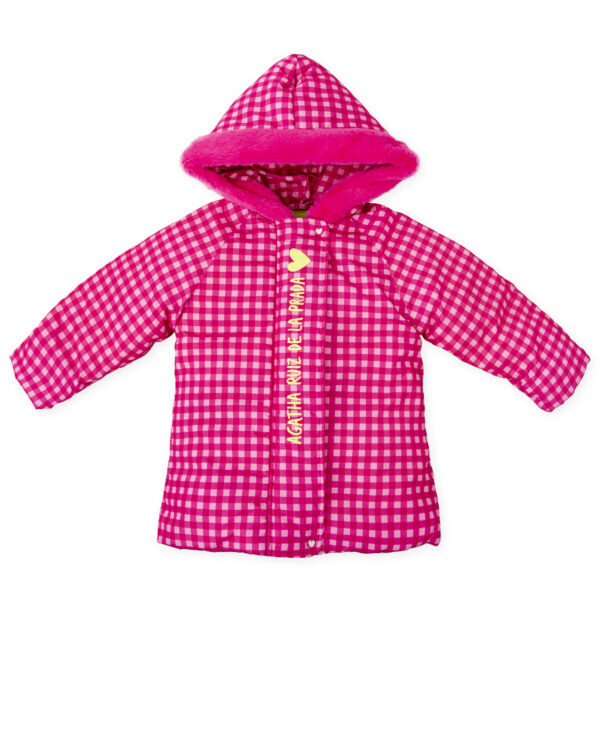 Agatha Ruiz De La Prada Pink Gingham Coat - Image 2