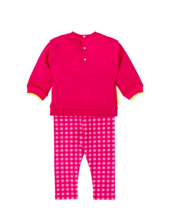 Agatha Ruiz De La Prada Pink Gingham Legging Set - Image 4