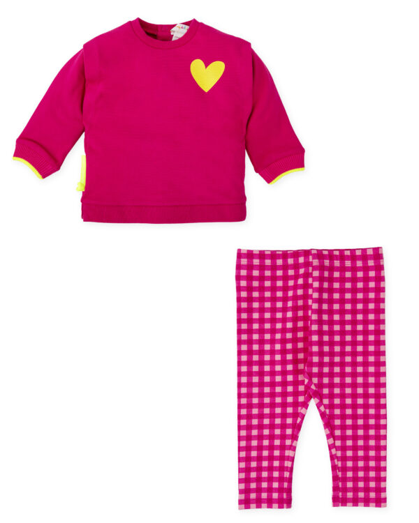 Agatha Ruiz De La Prada Pink Gingham Legging Set - Image 3