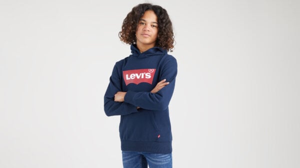 Levi's Older Boys Navy Crewneck
