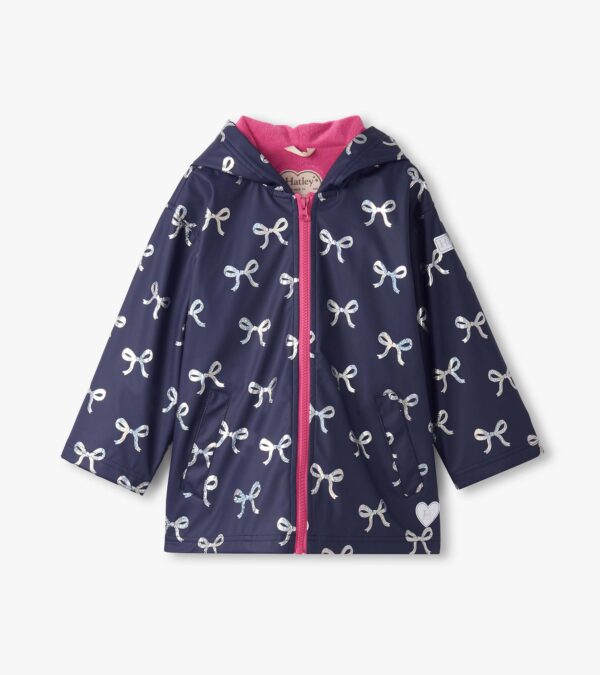 Hatley foil bow raincoat