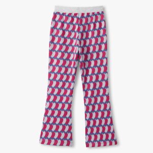 hatley graphic hearts fun waist flare pants