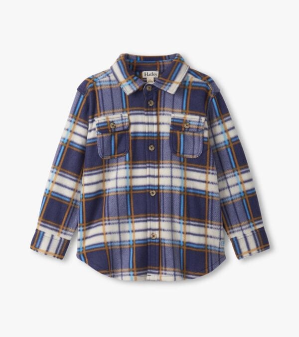 Hatley Mountain Top Plaid Buttondown Fleece Shirt - Image 2