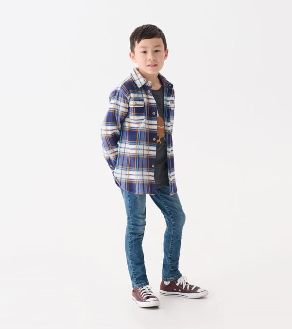 Hatley Mountain Top Plaid Buttondown Fleece Shirt - Image 4