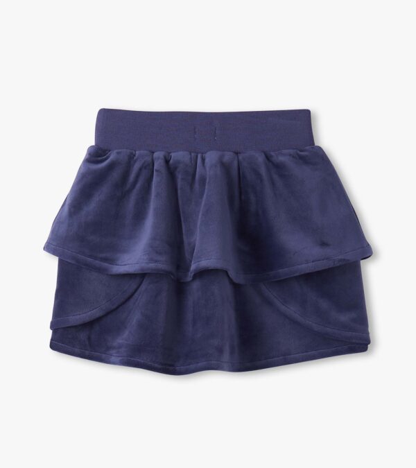 Hatley Blue Velour Skirt